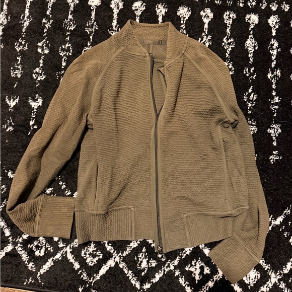 Tops - Brown zip up sweatshirt Women's Jacket